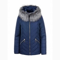 Зимняя тёплая куртка Камелия с капюшоном, размеры 42-50, цвета разные