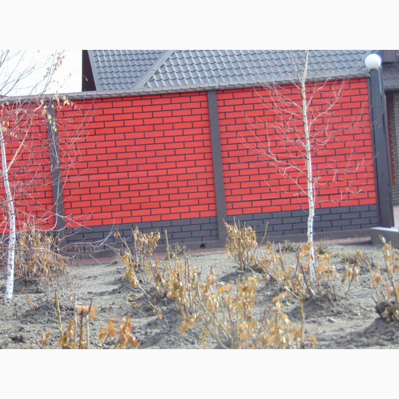 Фото 9. Глянцевые бетонные еврозаборы Гранилит с установкой под ключ в Запорожье и обл