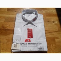 Фирменная рубашка EUROMOBIL фирмы OLYMP 100% хлопок размер 41