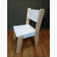 Детский стол с нишей и стул скандик
