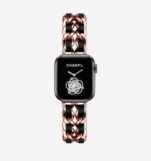 Фото 12. Мега модный Стильный трендовый Ремешок-браслет для Apple Watch Шанель Chanel Ремінці Metal