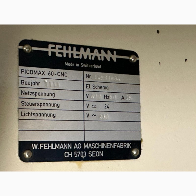 Фото 7. 3-х осевой обрабатывающий центр FEHLMANN - PICOMAX 60-CNC