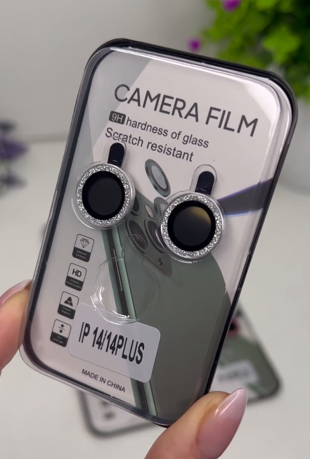 Фото 19. Захисні лінзи на камеру Glitter Camera Lens Защитное стекло на камеру для iPhone 14 Pro