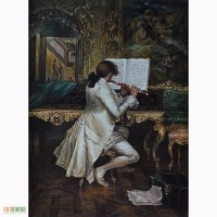 Флейтист картина
