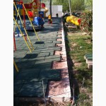 Резиновая плитка для детских площадок: толщина 1 - 5 см. Недорого