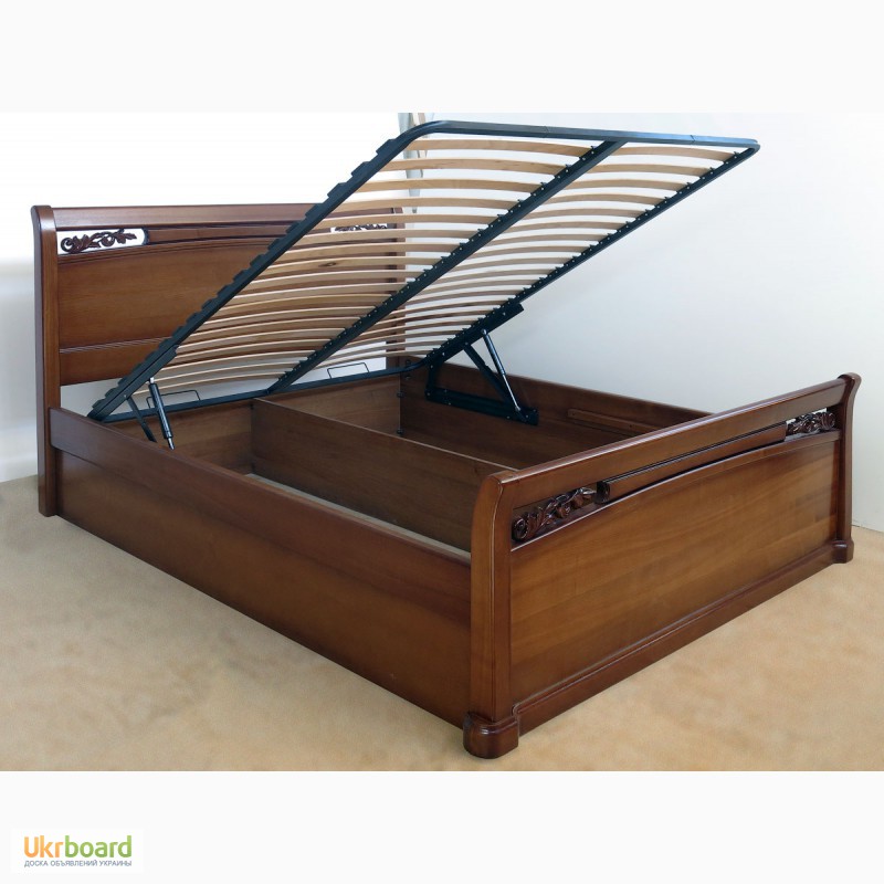 Фото 4. Роскошная деревянная двуспальная кровать Кристина