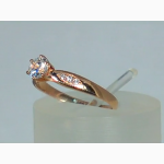 Элегантное золотое кольцо 585 со вставками циркония! Есть размеры