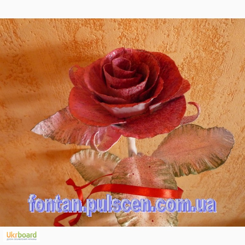 Фото 7. Кованые розы необычный подарок для девушки на новый год 8 марта Коана роза троянда