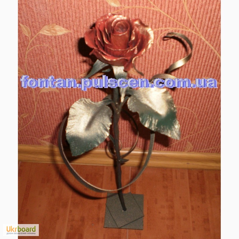 Фото 8. Кованые розы необычный подарок для девушки на новый год 8 марта Коана роза троянда