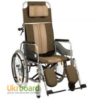 Многофункциональная инвалидная коляска с высокой спинкой