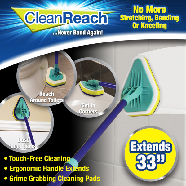 Универсальная чистящая щетка швабра Clean Reach 3 в 1