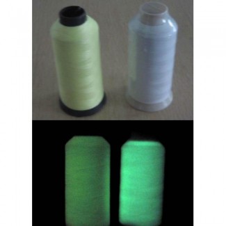 Люминесцентные светящихся в темноте полиэфирные нитки для ручной и машиной вышивки