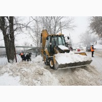 СНЕГ. Чистка/вывоз снега экскаватором