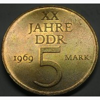 Германия 5 марки 1969 г. СОХРАН