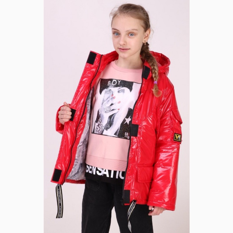 Фото 2. Куртка - сумка- оверсайз демисезонная для девочек, рост 140 - 158 см в четырёх цветах