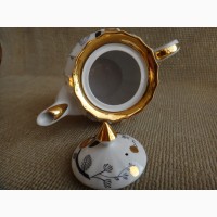 Заварочный чайник из сервиза Золотая роза, Дулево, СССР