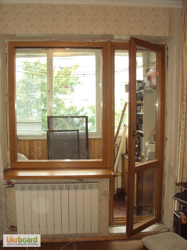 Фото 4. Деревянные евроокна, окна со стеклопакетом. Производство и установка окон