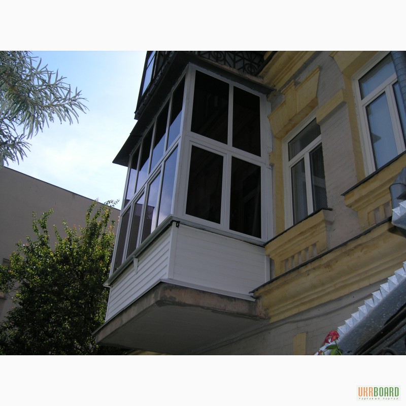 Фото 2. Остекление балкона. Утепление, обшивка. Раздвижные окна.