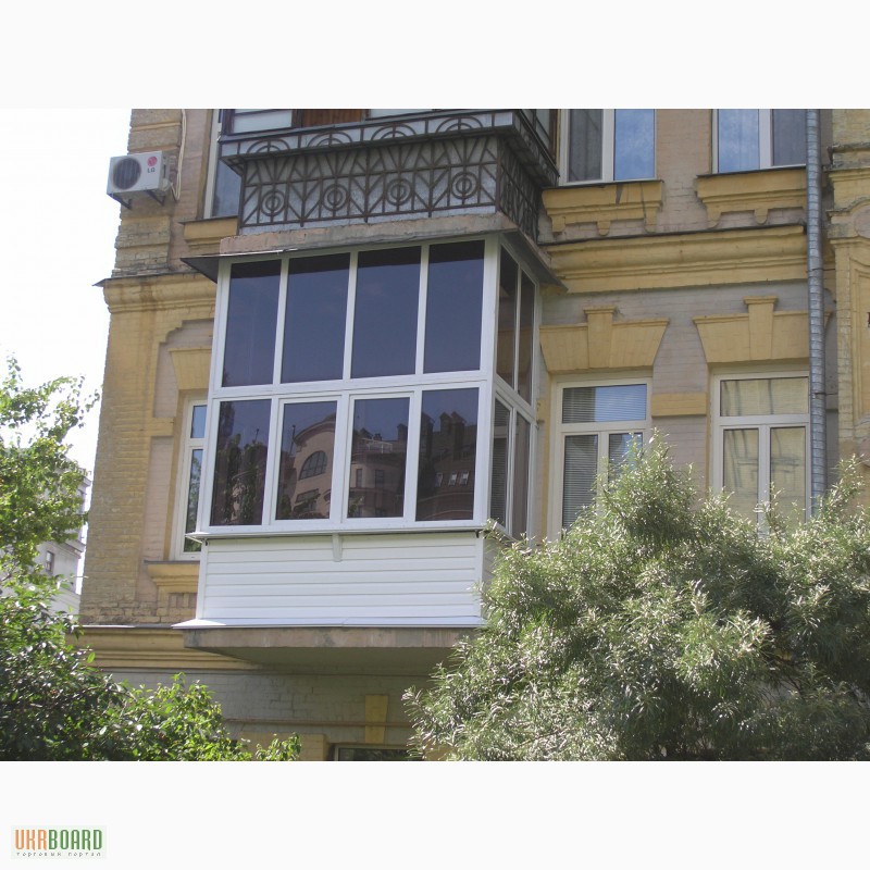 Фото 3. Остекление балкона. Утепление, обшивка. Раздвижные окна.