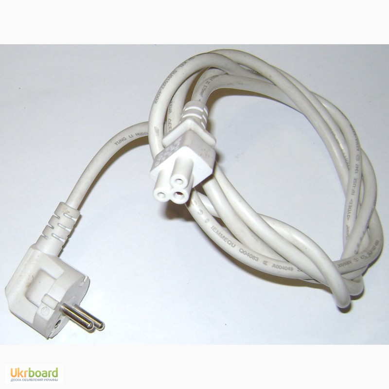 Фото 5. Сетевые кабели для блоков питания ноутбуков