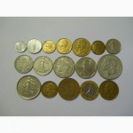 Монеты Франции (17 штук)