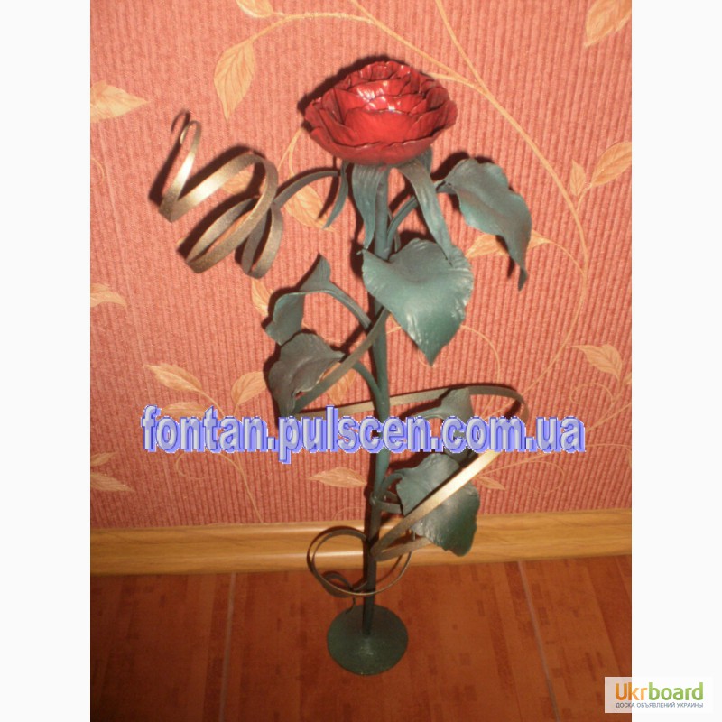 Фото 3. Кованые розы, цветы, Кованая роза, Кована троянда опт розница