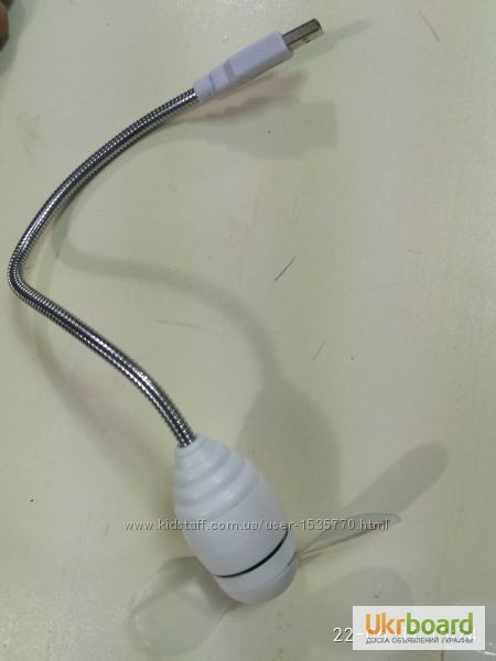 Фото 19. Удобный мини-вентилятор с подсветкой USB вентилятор Flash Fan, выручит вас жарким