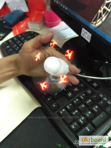 Фото 8. Удобный мини-вентилятор с подсветкой USB вентилятор Flash Fan, выручит вас жарким