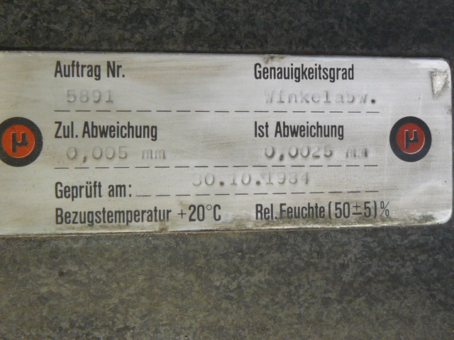 Фото 4. Продам поверочный угольник с австрийского гранита для станков Agiegut