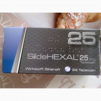 Продам таблетки SildeHEXAL 25мг Німецького виробництва