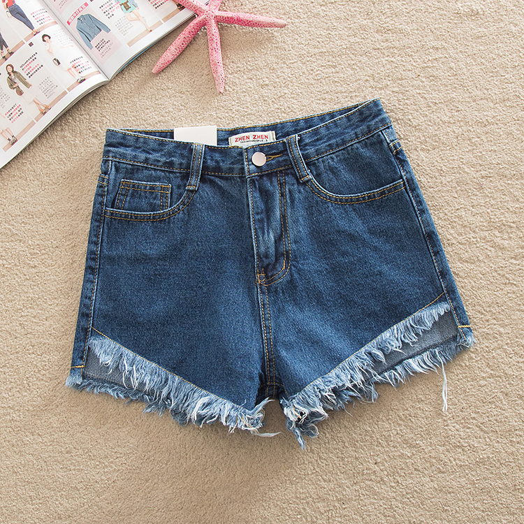 Фото 8. Женские джинсовые шорты с завышенной талией размера S, M, L