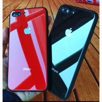 Glass Pastel color Logo Стеклянный чехол iPhone X/Xs iPhone Xs Max iPhone 6/6s iPhone 7/8