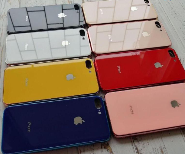 Фото 3. Glass Pastel color Logo Стеклянный чехол iPhone X/Xs iPhone Xs Max iPhone 6/6s iPhone 7/8