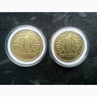 Монета 1 гривня 1996 в капсулі