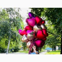 Купить шары сердце Днепр. Срочная доставка воздушных шаров по Днепру и области