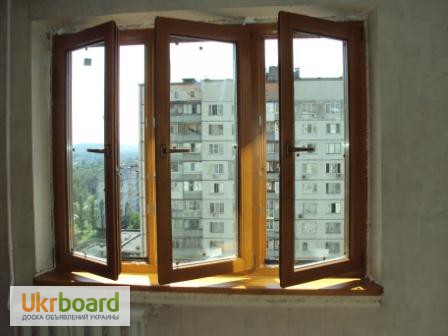 Фото 2. Окна деревянные, остекление балкона, установка окон, комплексная отделка балконов