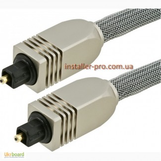 Цифровой оптический аудио кабель (Toslink) 3 м Monoprice