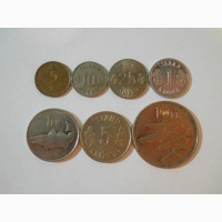 Монеты Исландии (7 штук)