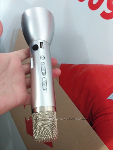 Фото 10. Безпроводная Bluetooth Колонка K-068 с Микрофоном для караоке