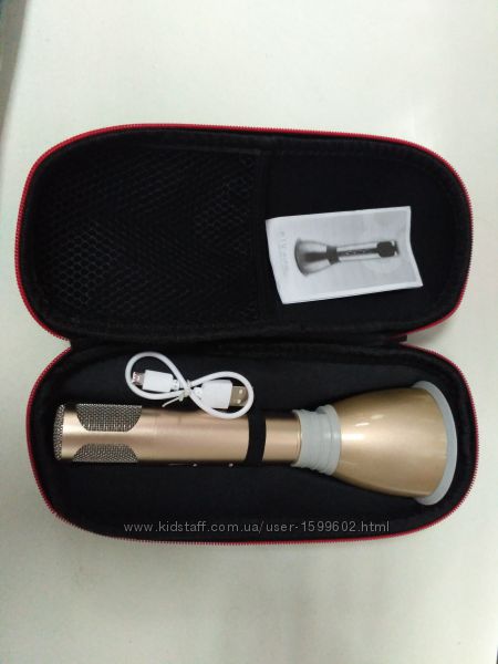 Фото 7. Безпроводная Bluetooth Колонка K-068 с Микрофоном для караоке