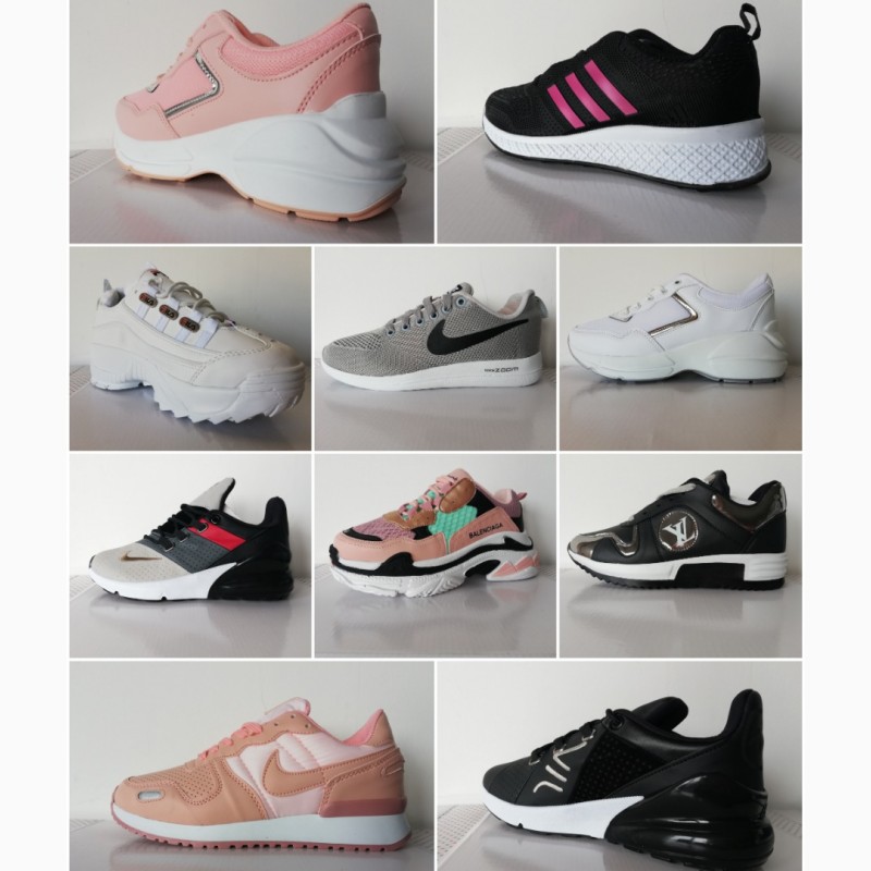 Fila, Balenciaga, Adidas, Nike