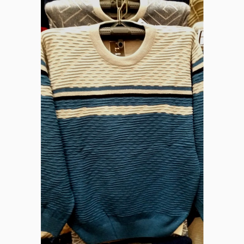 Фото 2. Мужской свитер батал, Турция, размеры 50 - 58, цвета разные