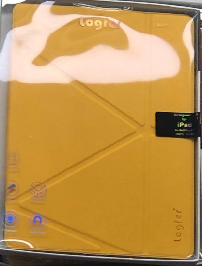Фото 11. Кожаный чехол-книжка аригами Logfer для iPad 10.2 pro смарт кейс