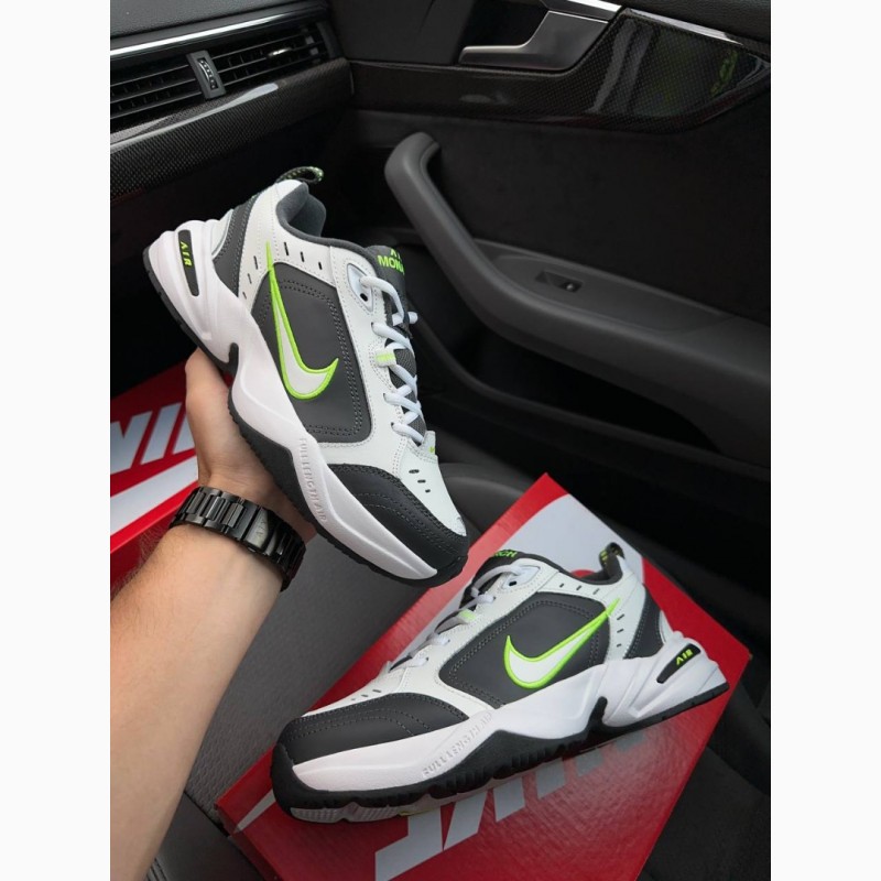 Фото 7. Nike Air Max Monarch IV White Grey Green - кроссовки мужские