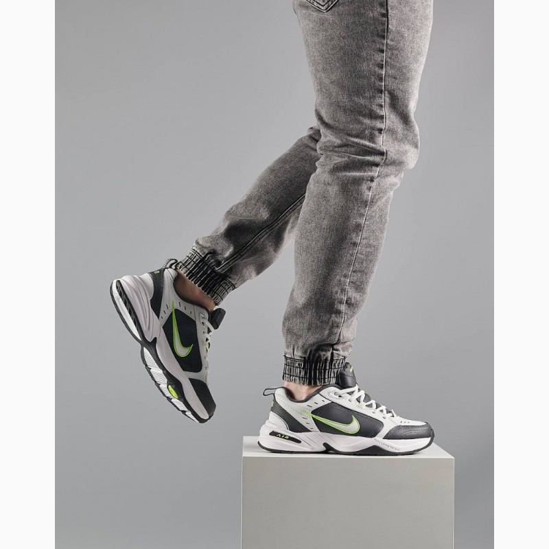 Фото 9. Nike Air Max Monarch IV White Grey Green - кроссовки мужские
