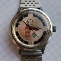 Часы Восток Папа Римский Иоанн Павел II, СССР, с браслетом. На ходу