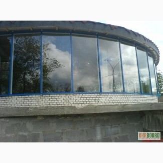Фасады алюминиевые стекляные