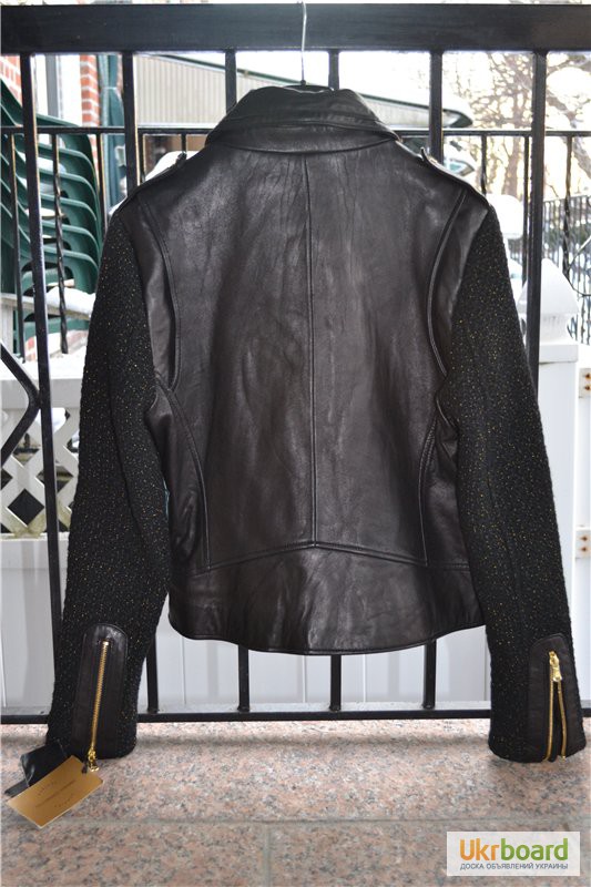 Фото 3. Куртка french connection black lambskin leather, оригина