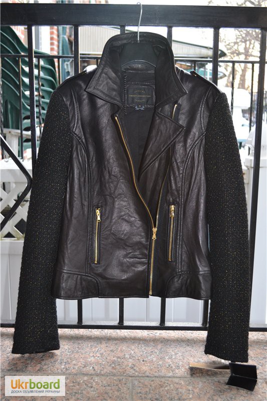 Фото 8. Куртка french connection black lambskin leather, оригина