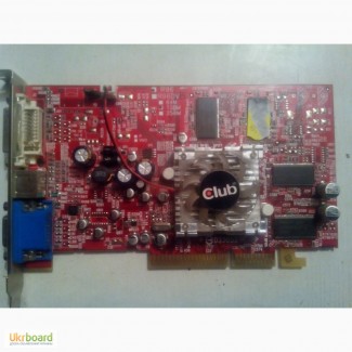 Видеокарта ATI Radeon 9600Pro Club 3D AGP8x, 128Mb, 128-bit